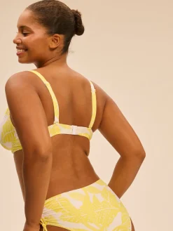 Haut de maillot de bain avec armatures - Imprimé Pluméria