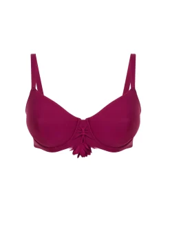 Haut de maillot de bain avec armatures - Cassis