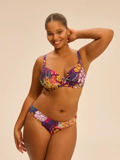 Haut de maillot de bain avec armatures - Imprimé Bloom