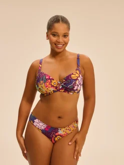 Haut de maillot de bain avec armatures - Imprimé Bloom