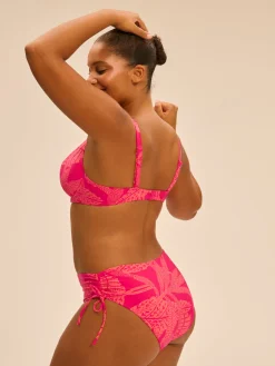 Haut de maillot de bain avec armatures - Imprimé Bright Rose