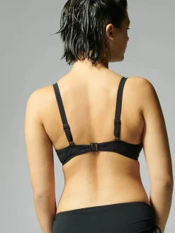 Haut de maillot de bain avec armatures - Noir