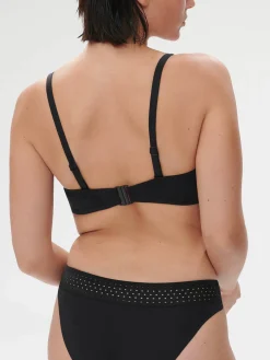 Haut de maillot de bain bandeau mousse avec armatures - Noir