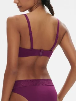 Haut de maillot de bain bandeau mousse avec armatures - Mûre