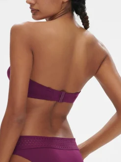 Haut de maillot de bain bandeau mousse avec armatures - Mûre