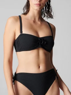 Haut de maillot de bain bandeau mousse avec armatures - Noir
