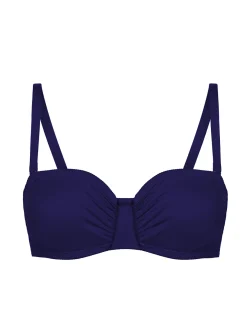 Haut de maillot de bain bandeau avec armatures - Minuit