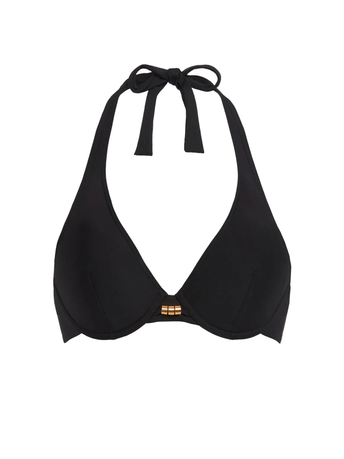 Haut de maillot de bain à coque - Noir