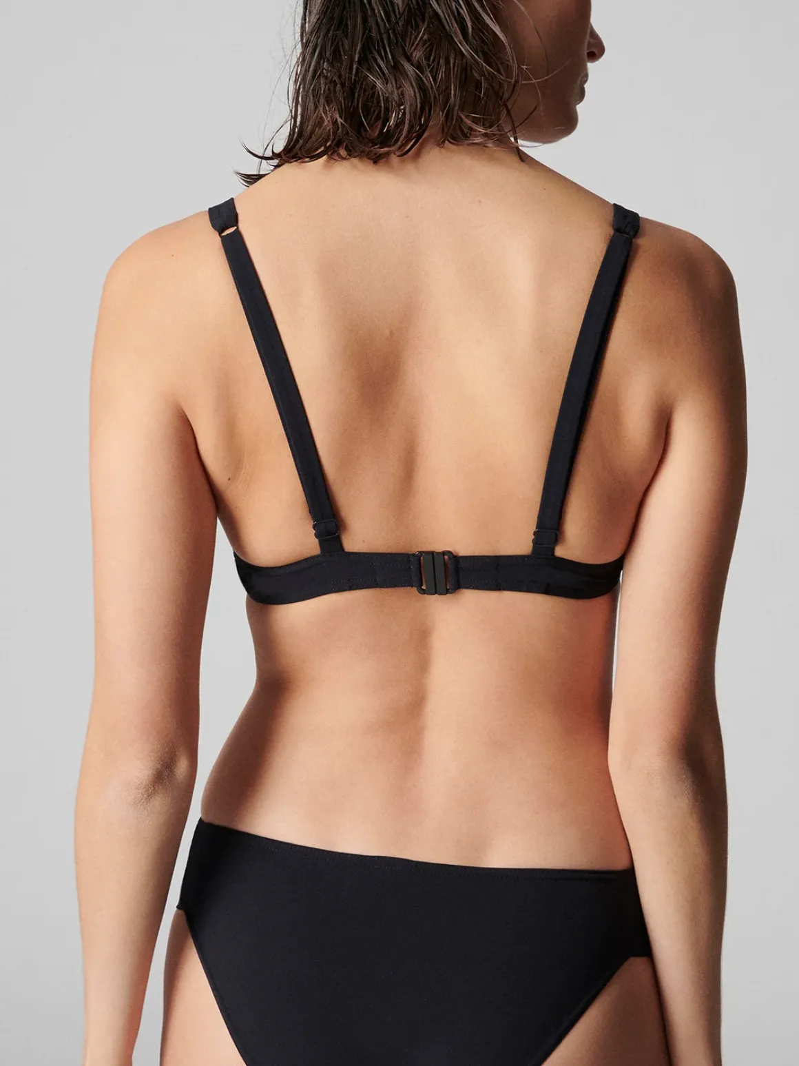Haut de maillot de bain à coque - Noir