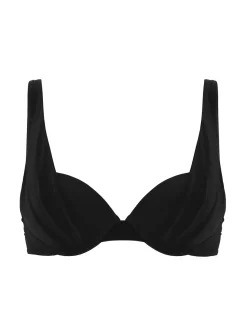 Haut de maillot de bain à coque - Noir