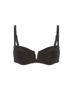 Haut de maillot de bain corbeille - Noir