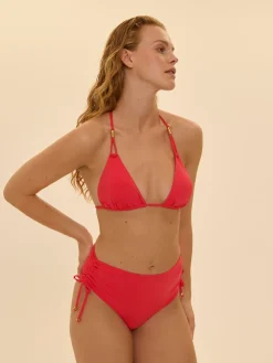 Haut de maillot de bain triangle sans armature - Flamingo