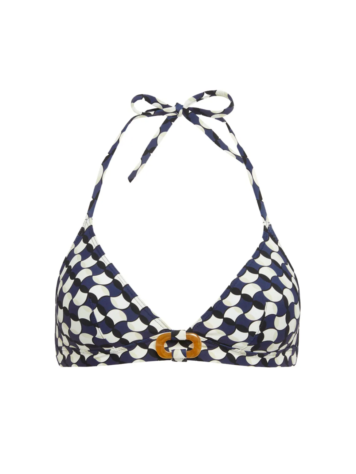Haut de maillot de bain triangle sans armature - Imprimé sailling