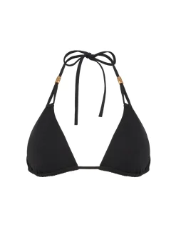 Haut de maillot de bain triangle sans armature - Noir