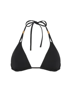 Haut de maillot de bain triangle sans armature - Noir