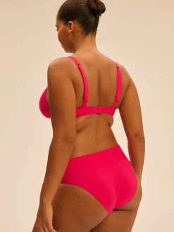 Haut de maillot de bain triangle avec armatures - Lipstick