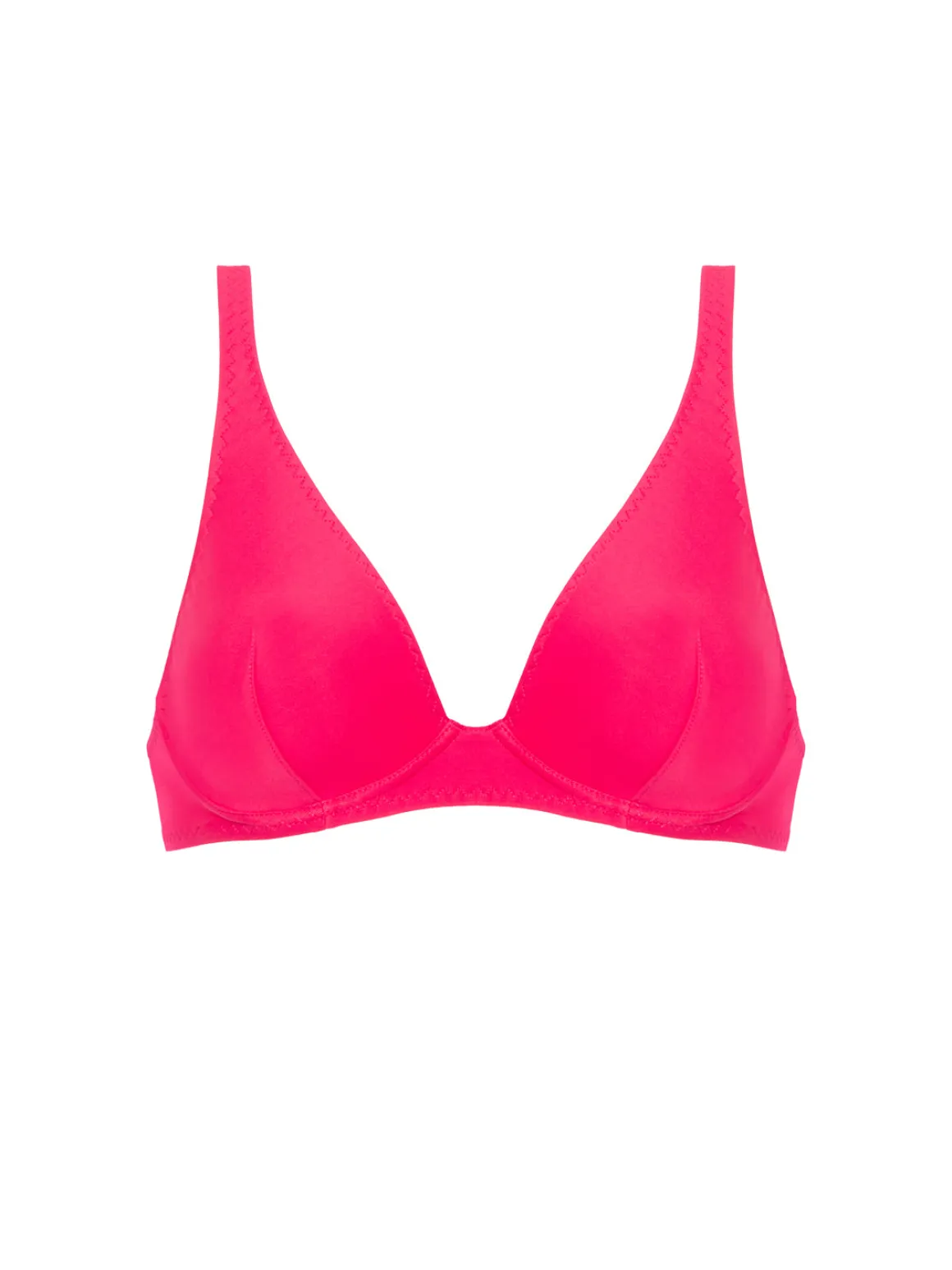 Haut de maillot de bain triangle avec armatures - Lipstick