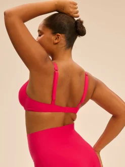 Haut de maillot de bain triangle avec armatures - Lipstick