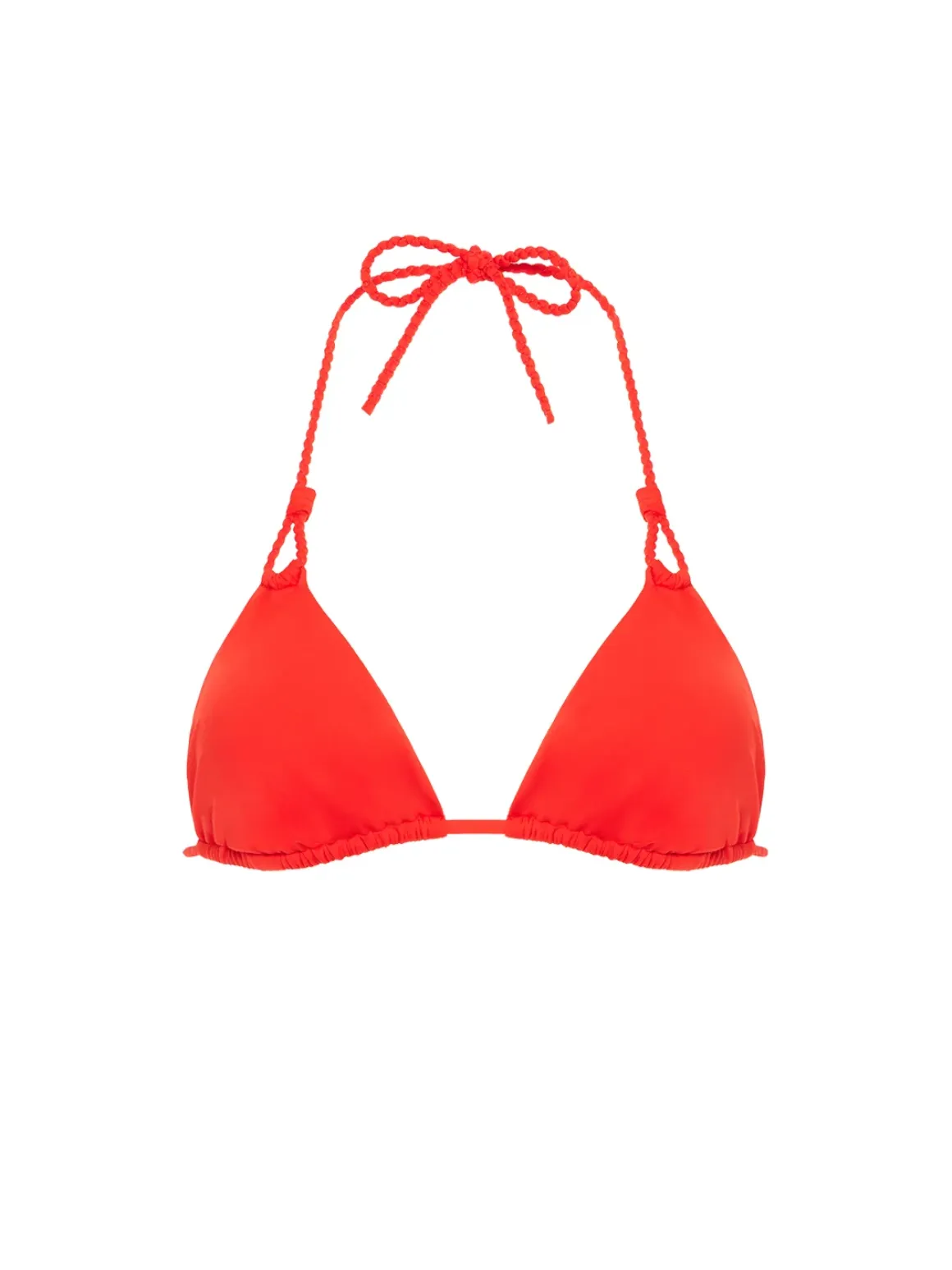 Haut de maillot de bain triangle sans armature - Orange Grenadier