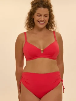 Haut de maillot de bain triangle avec armatures cachées - Flamingo