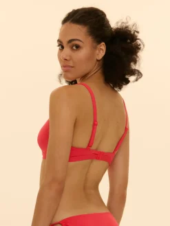 Haut de maillot de bain triangle avec armatures cachées - Flamingo