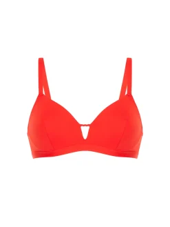 Haut de maillot de bain triangle avec armatures cachées - Orange Grenadier