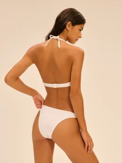 Haut de maillot de bain triangle sans armature - Blanc