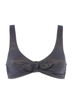 Haut de maillot de bain triangle sans armature - Lurex Midnight