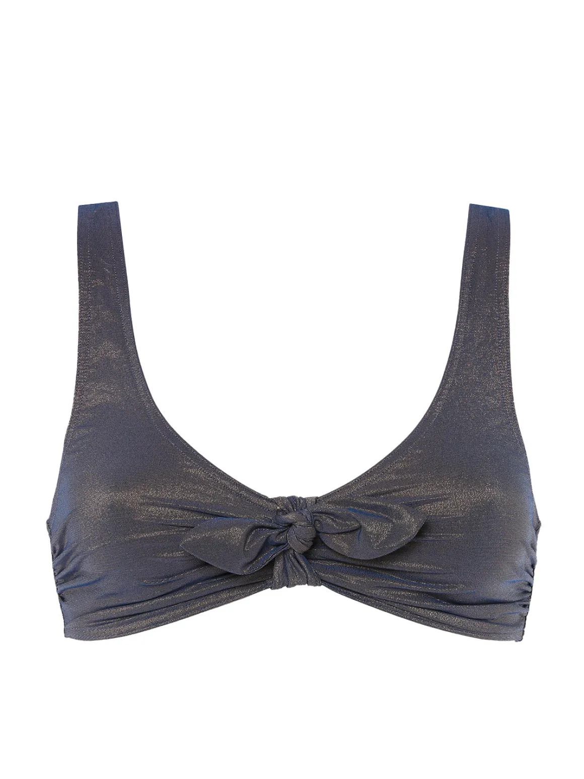Haut de maillot de bain triangle sans armature - Lurex Midnight