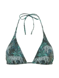 Haut de maillot de bain triangle sans armature - Imprimé Jungle Night