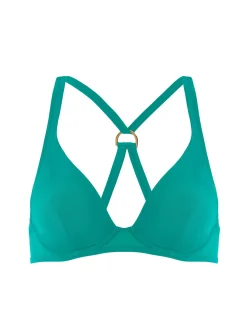 Haut de maillot de bain triangle avec armatures - Vert Waterfall