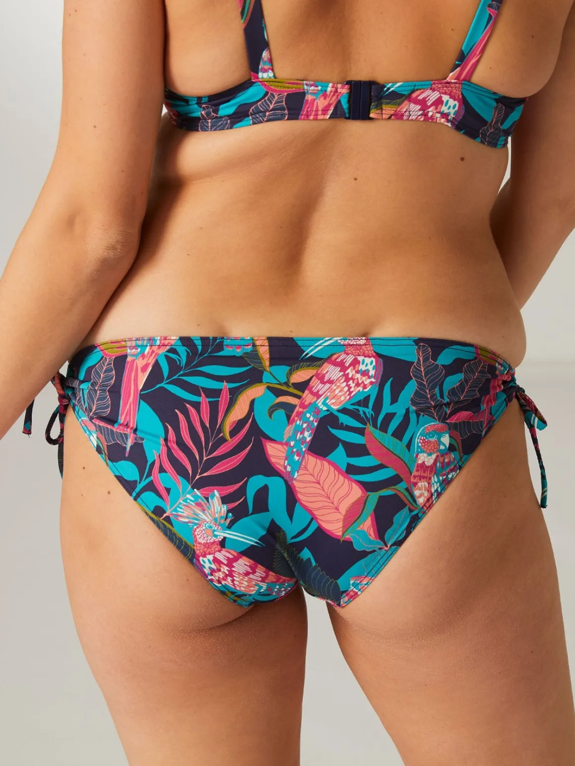 Haut de maillot de bain triangle avec armatures - Bleu cosmos