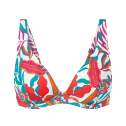Haut de maillot de bain triangle avec armatures - Blanc summer