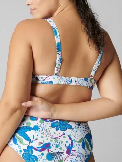 Haut de maillot de bain triangle avec armatures - Blanc Littoral