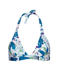Haut de maillot de bain triangle sans armature - Blanc Littoral