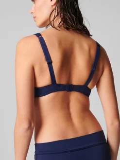 Haut de maillot de bain triangle avec armatures - Minuit