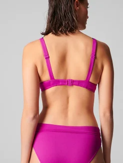 Haut de maillot de bain triangle avec armatures - Bougainvillier
