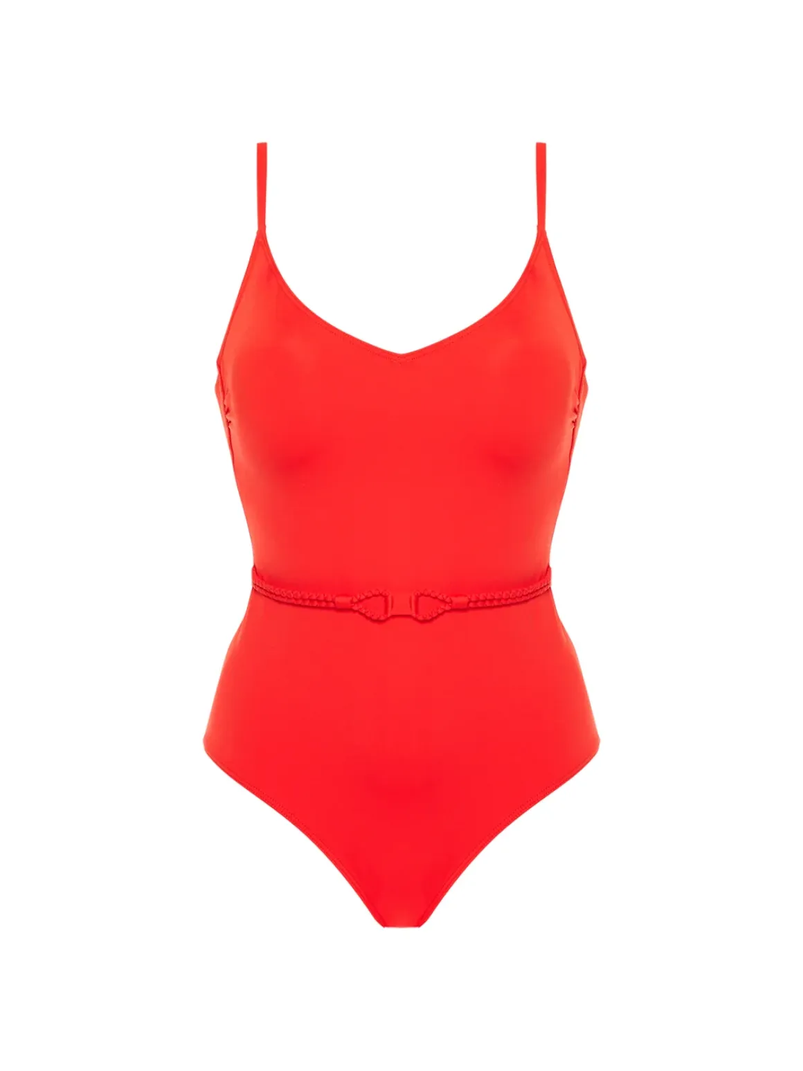 Maillot de bain 1 pièce bonnet mousse sans armature - Orange Grenadier