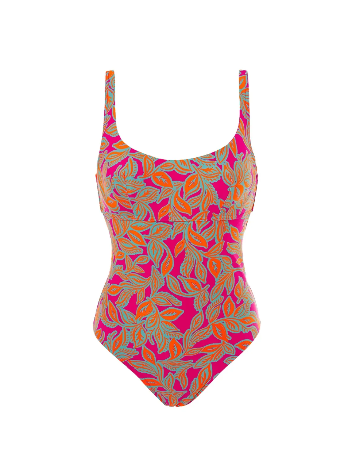 Maillot de bain 1 pièce de bain avec armatures - Imprimé Rose Ménara