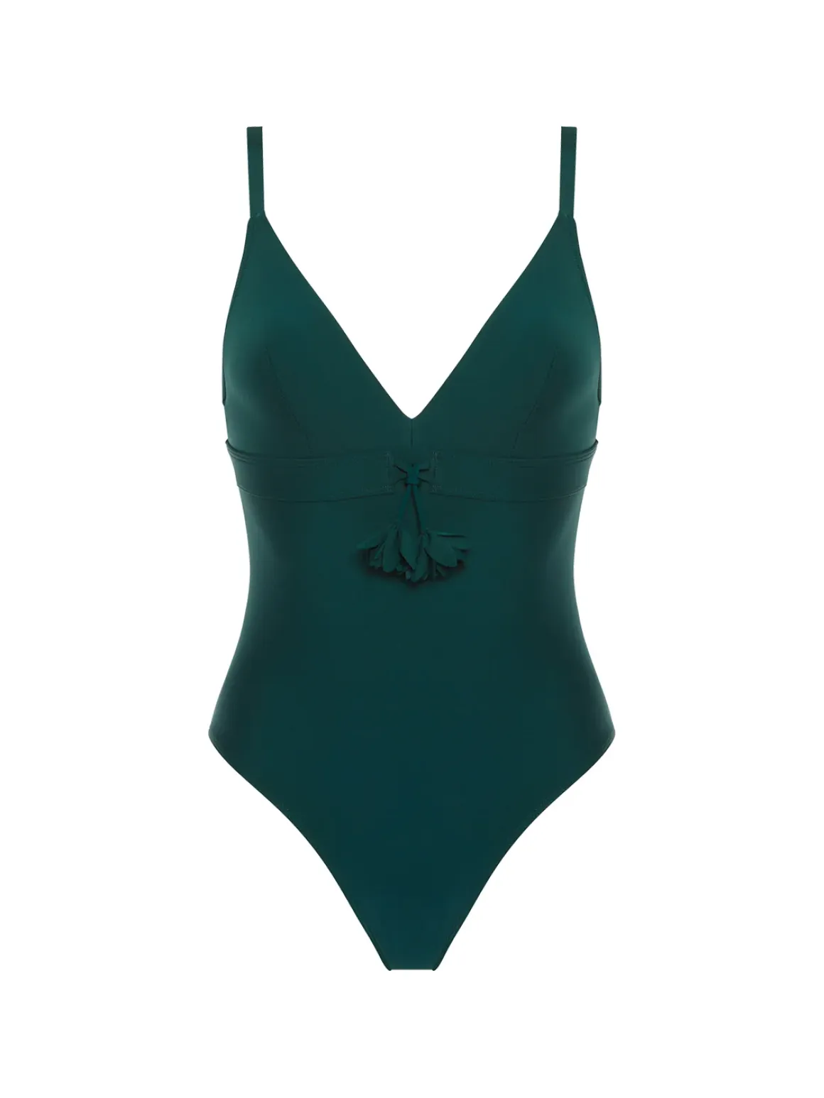 Maillot de bain 1 pièce de bain avec armatures cachées - Vert Tropical