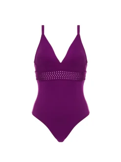 Maillot de bain 1 pièce de bain avec armatures cachées - Mûre