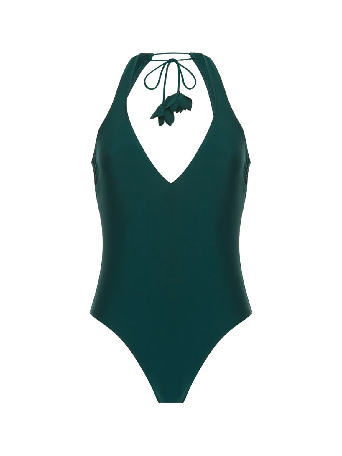 Maillot de bain 1 pièce sans armature - Vert Tropical