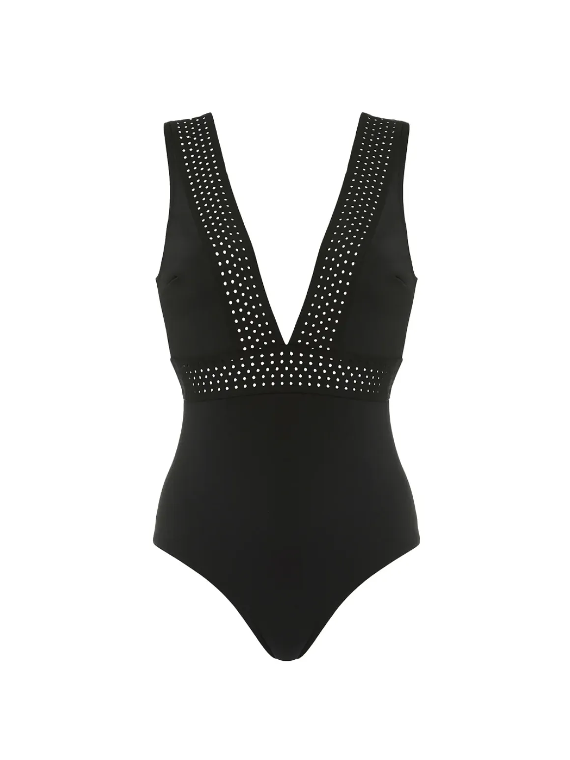 Maillot de bain 1 pièce sans armature - Noir