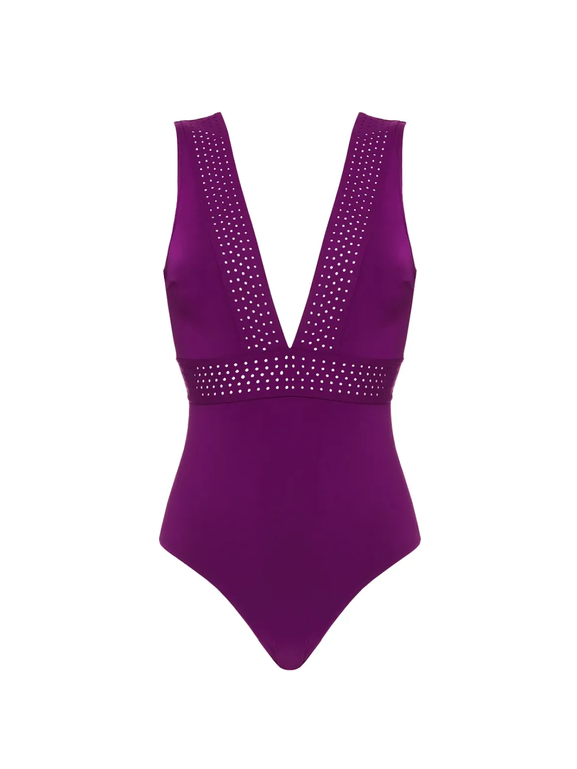 Maillot de bain 1 pièce sans armature - Mûre