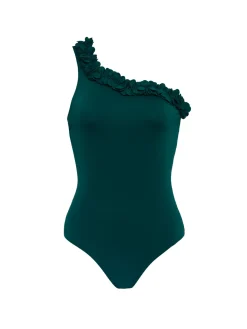 Maillot de bain 1 pièce sans armature - Emeraude