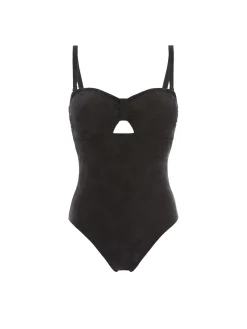 Maillot de bain une pièce bandeau - Noir