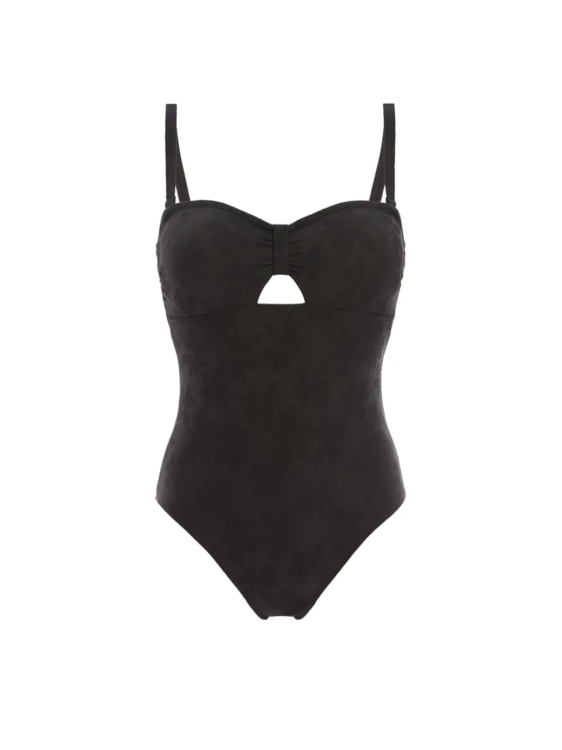 Maillot de bain une pièce bandeau - Noir