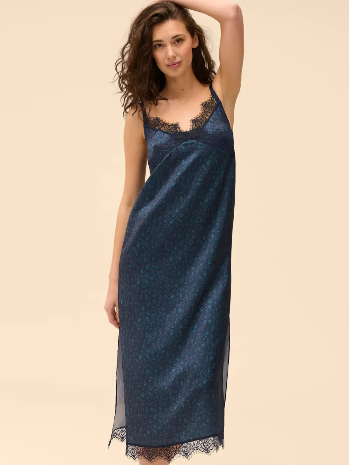 Nuisette longue - Bleu Féline