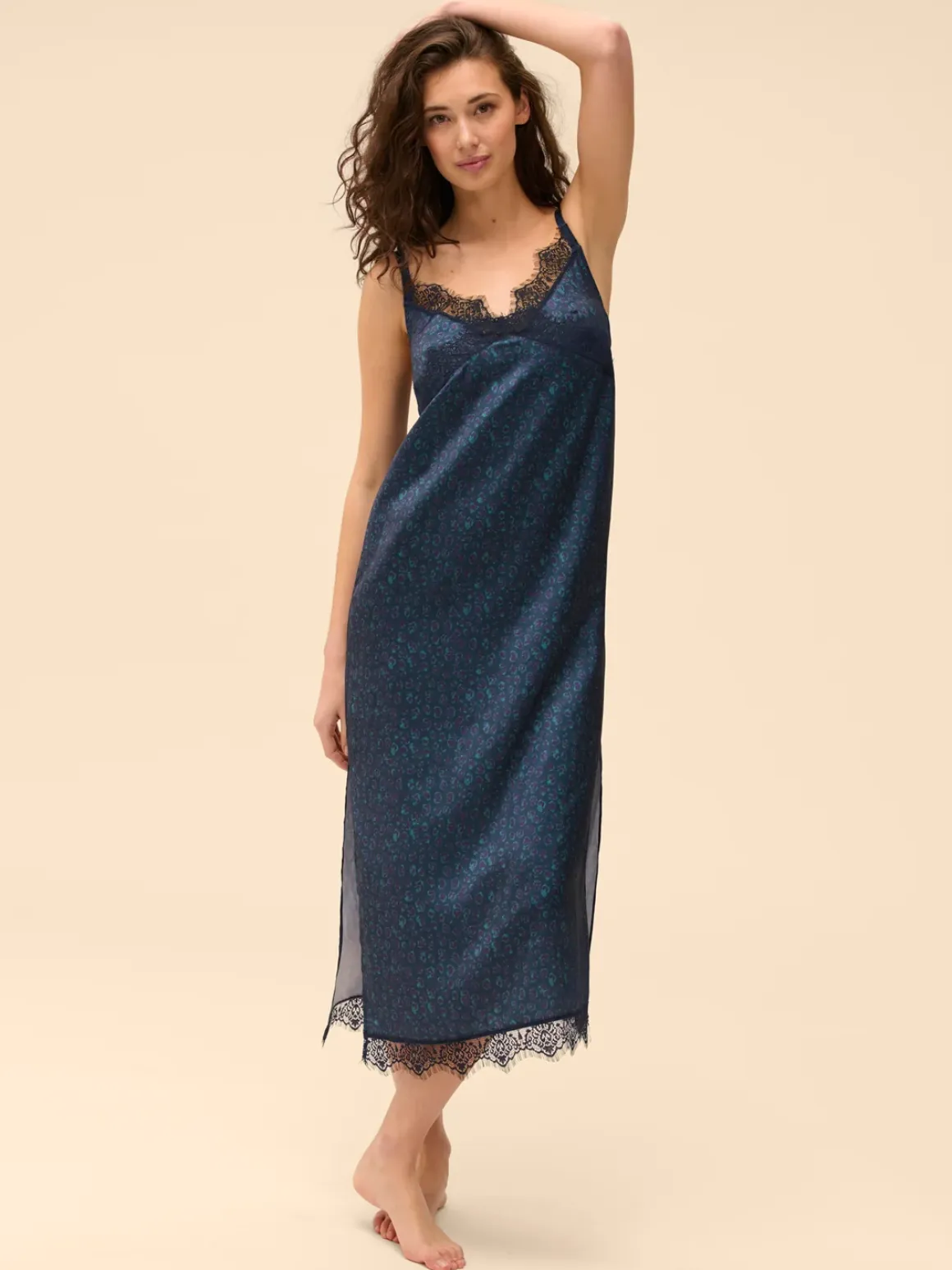 Nuisette longue - Bleu Féline