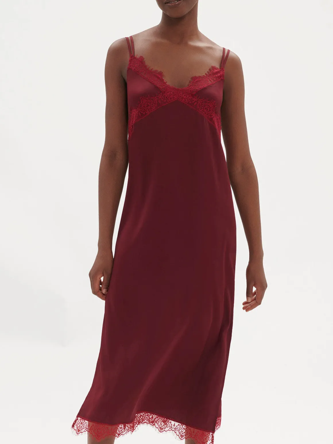 Nuisette longue - Rouge Spinelle